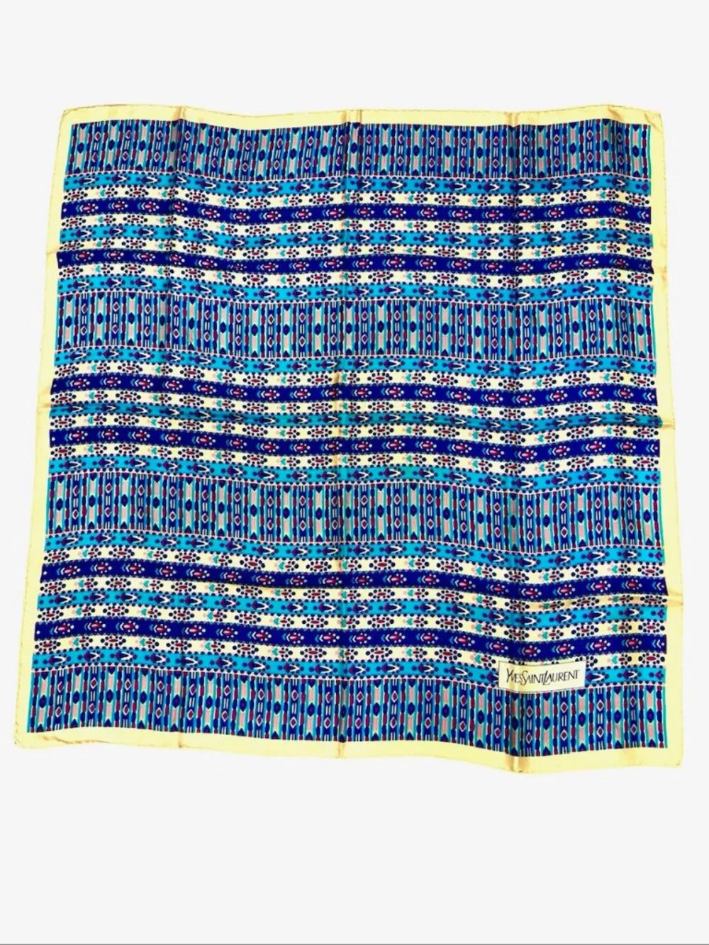 Yves Saint Laurent YSL  Silk Satin Scarf 31